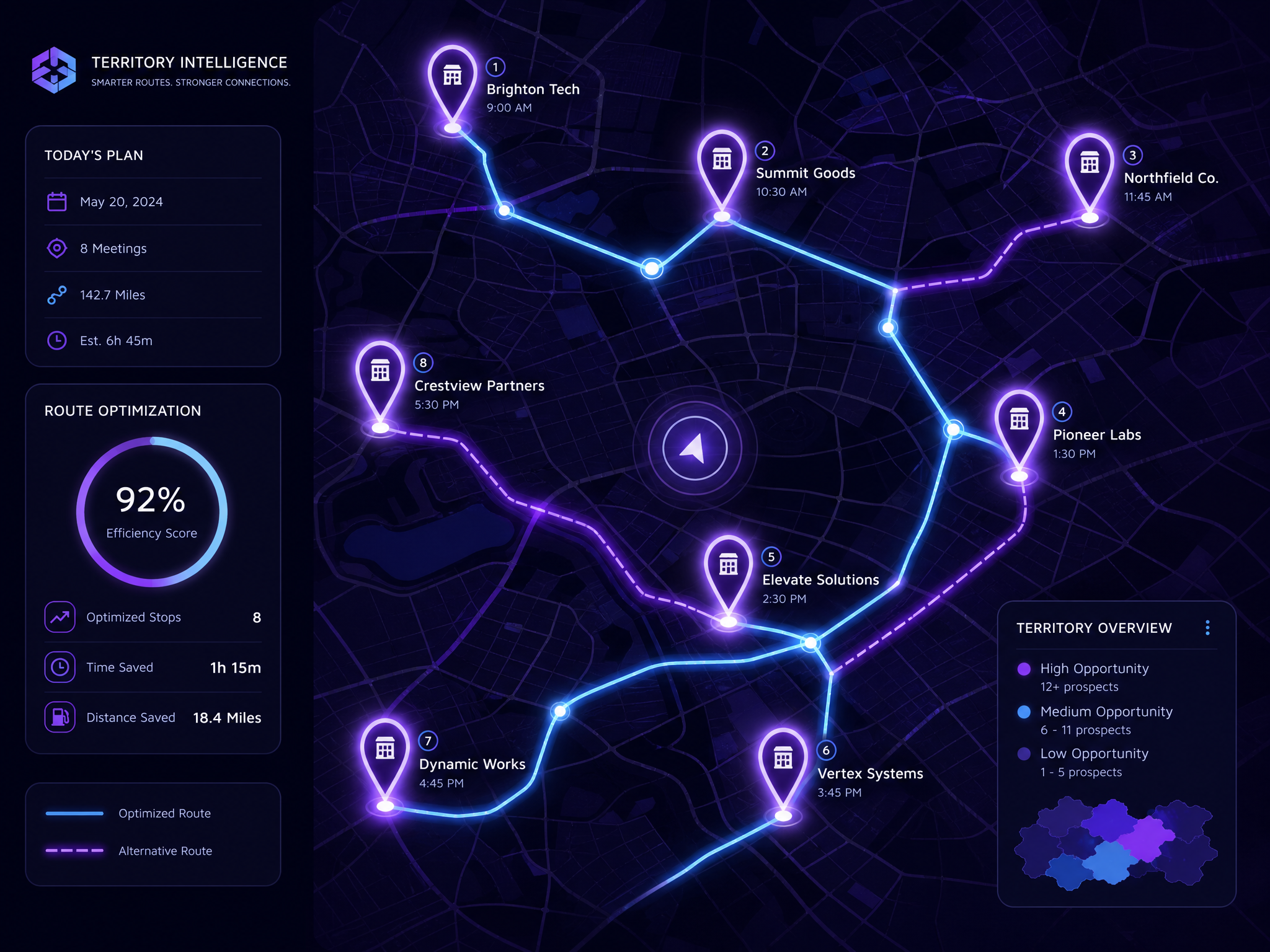Interactive Prospect Map